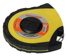 Рулетка 20 м х 10 мм со стальной лентой в обрезиненном корпусе, Santool